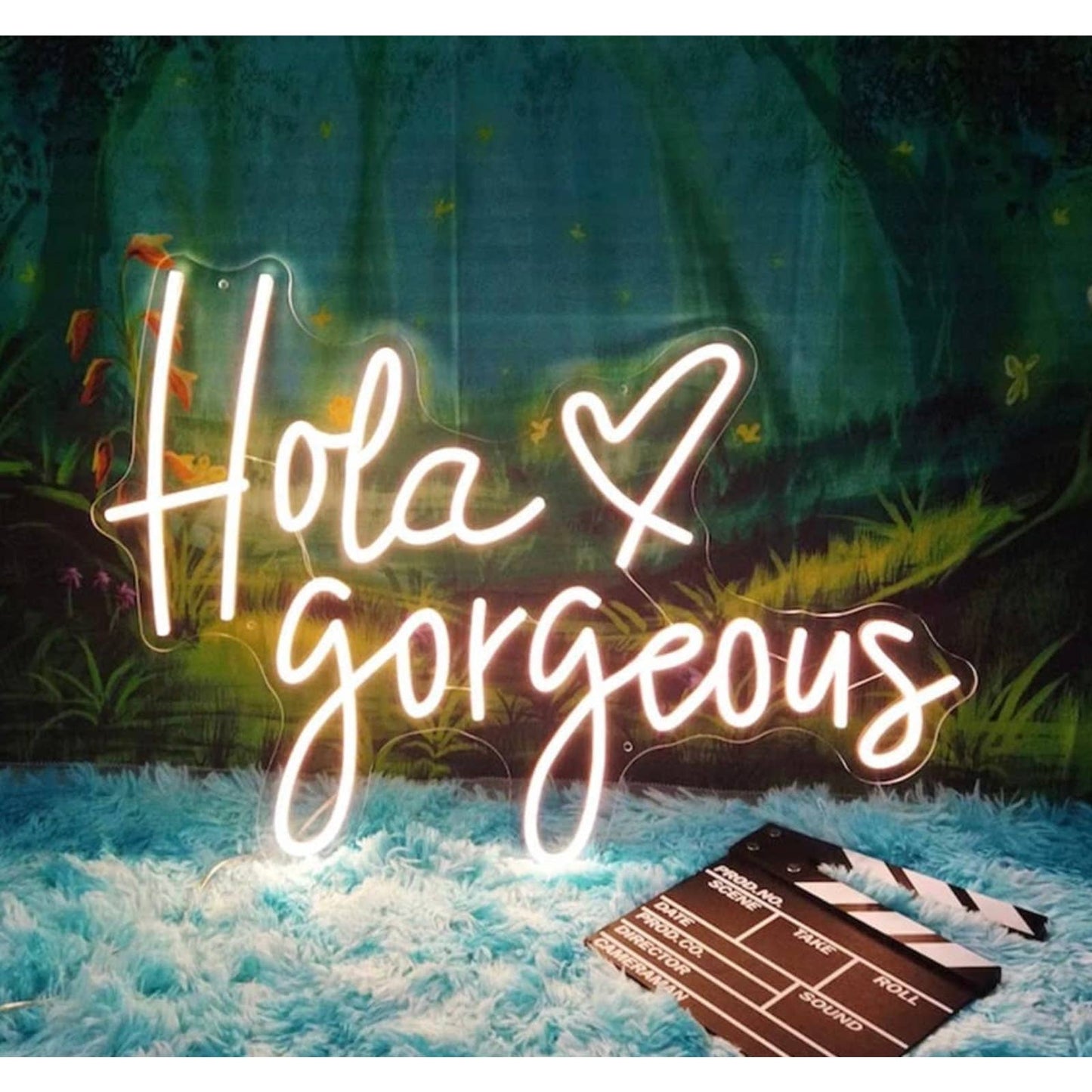 Lovely Bright White Hola Gorgeous LED Night Light Room Wall Decoration