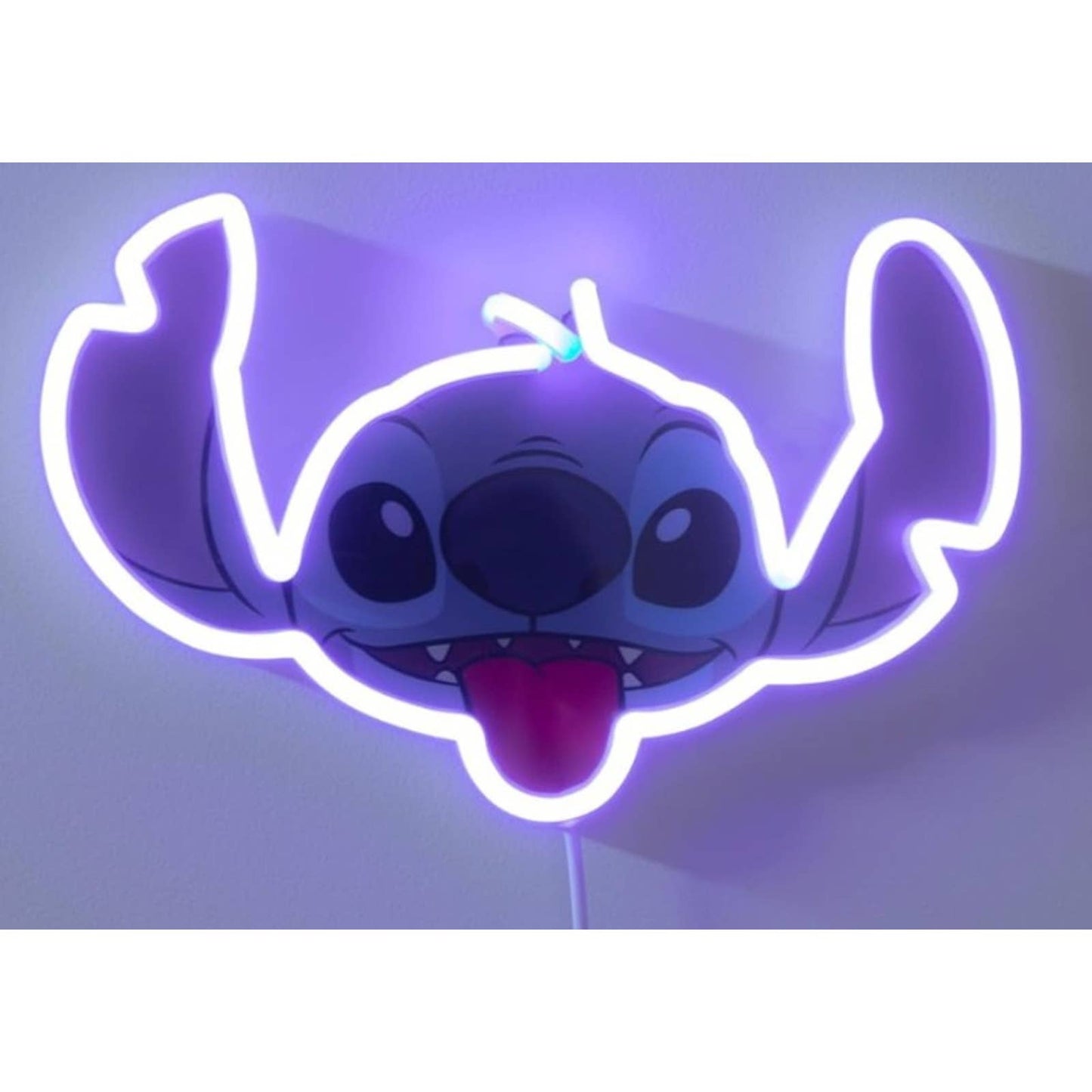 Fun Vivid Bright Lily & Stitch LED Night Light Cartoon Room Wall Decor