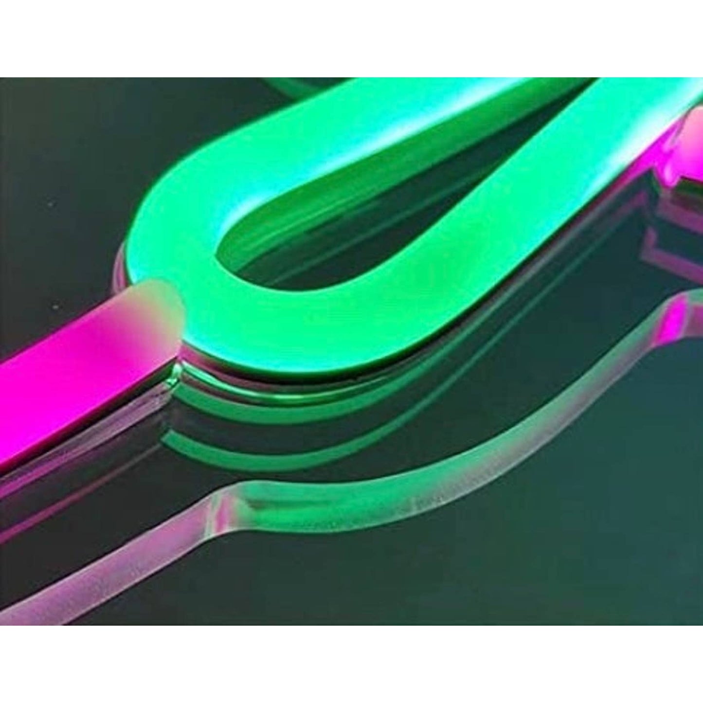 Vivid Fun Bright Pink Spotted Rainbow Mushroom LED Night Light Room Wall Decorat