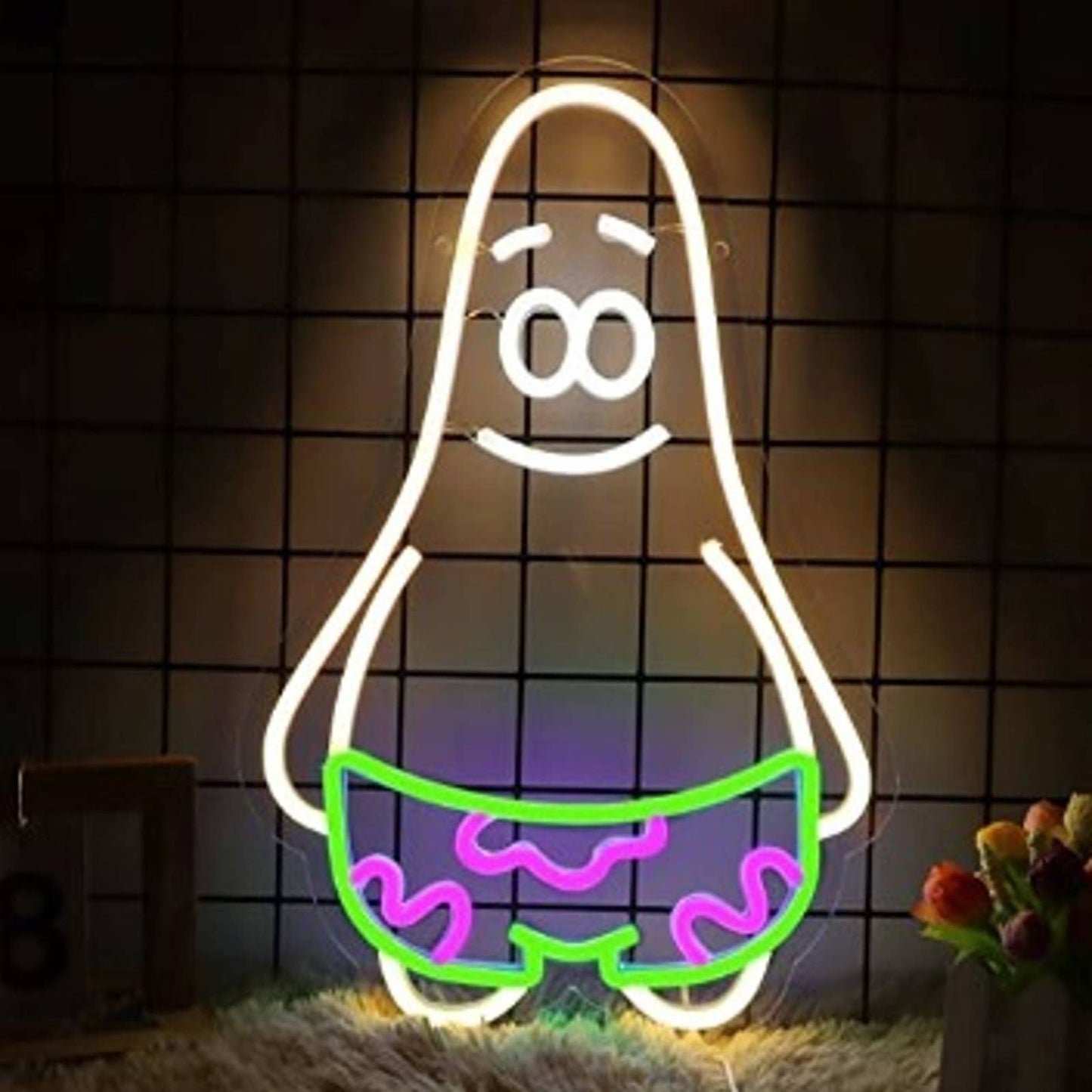 Fun Vivid Bright Patrick Star LED Night Light Nickelodeon Cartoon Decor