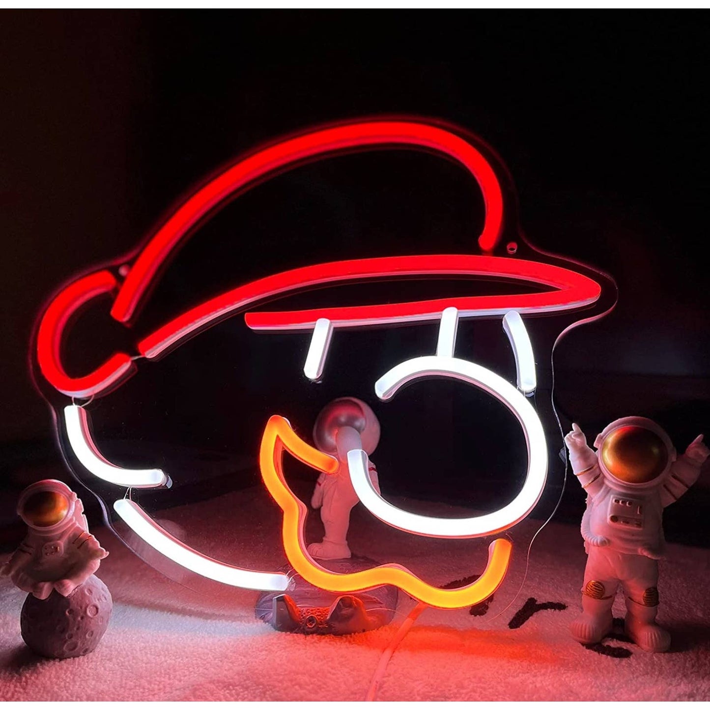 Fun Bright Super Mario LED Light Video Game Room Wall Decoration