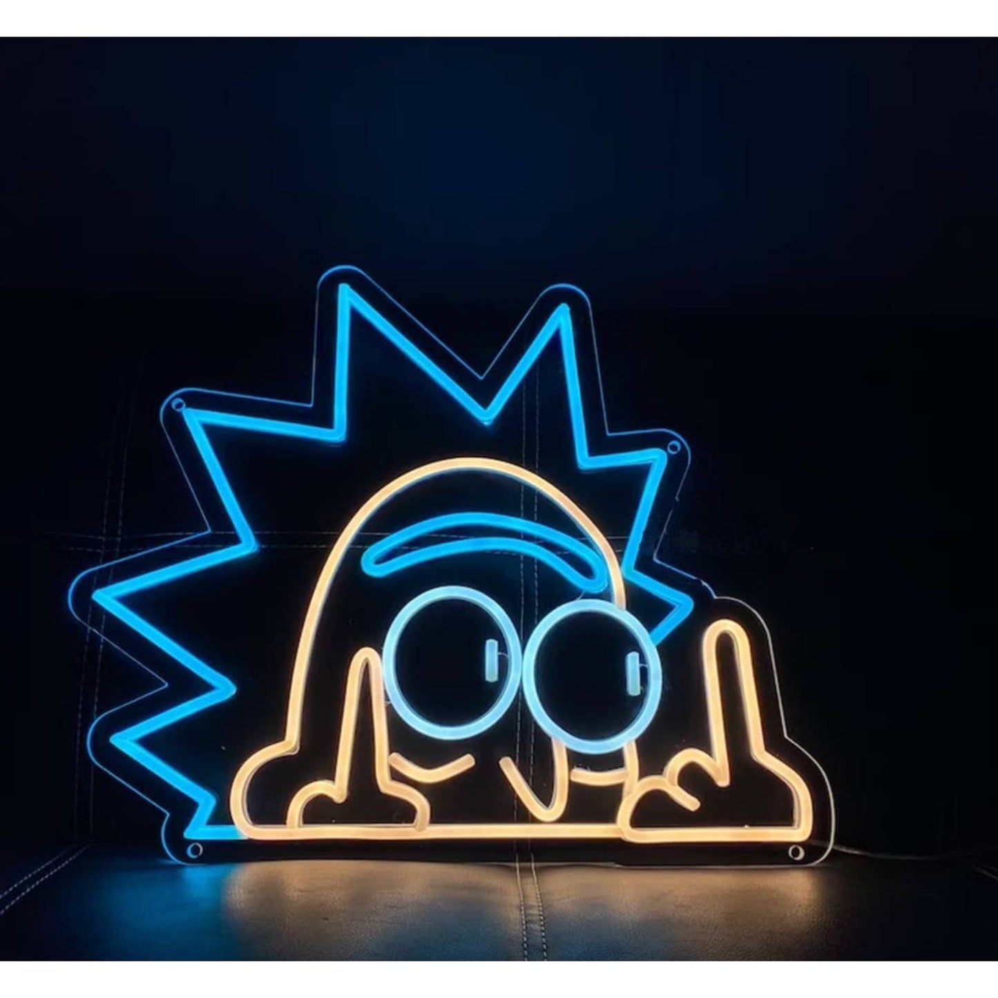 Fun Bright Rick and Morty LED Night Light Cartoon Room Wall Decoration