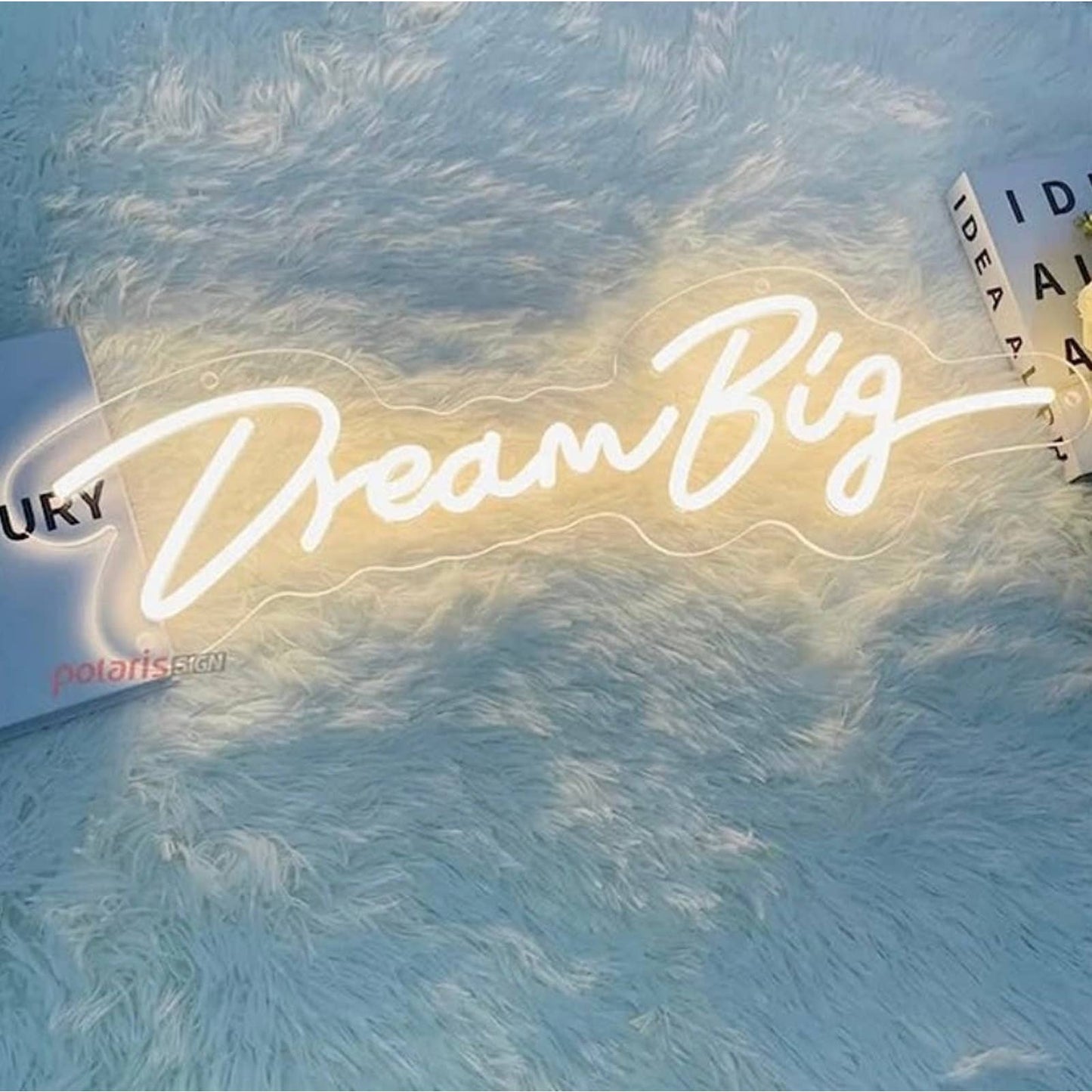 Lovely Bright Empowering “Dream Big” LED Night Light Room Wall Decoraton