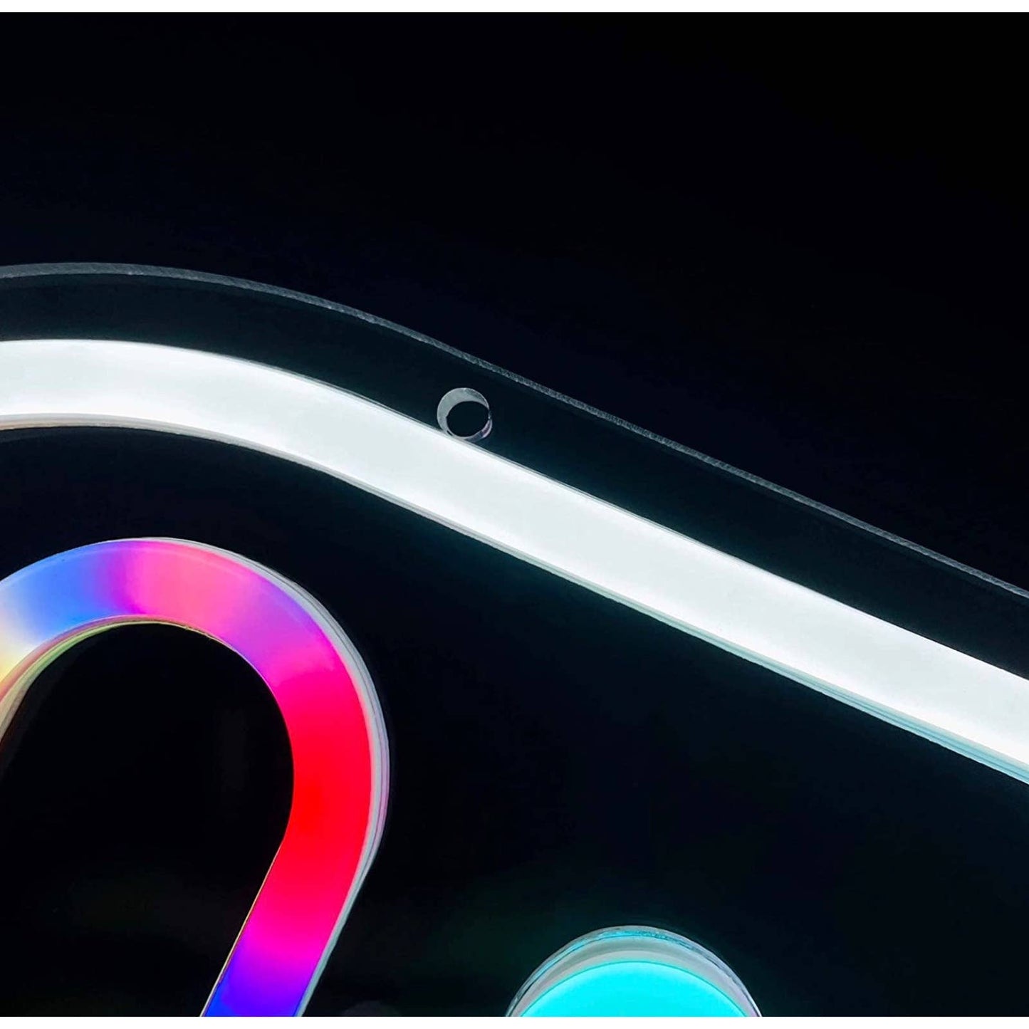 Lovely Bright Unique Rainbow On Air Microphone LED Night Light Steaming Studio D