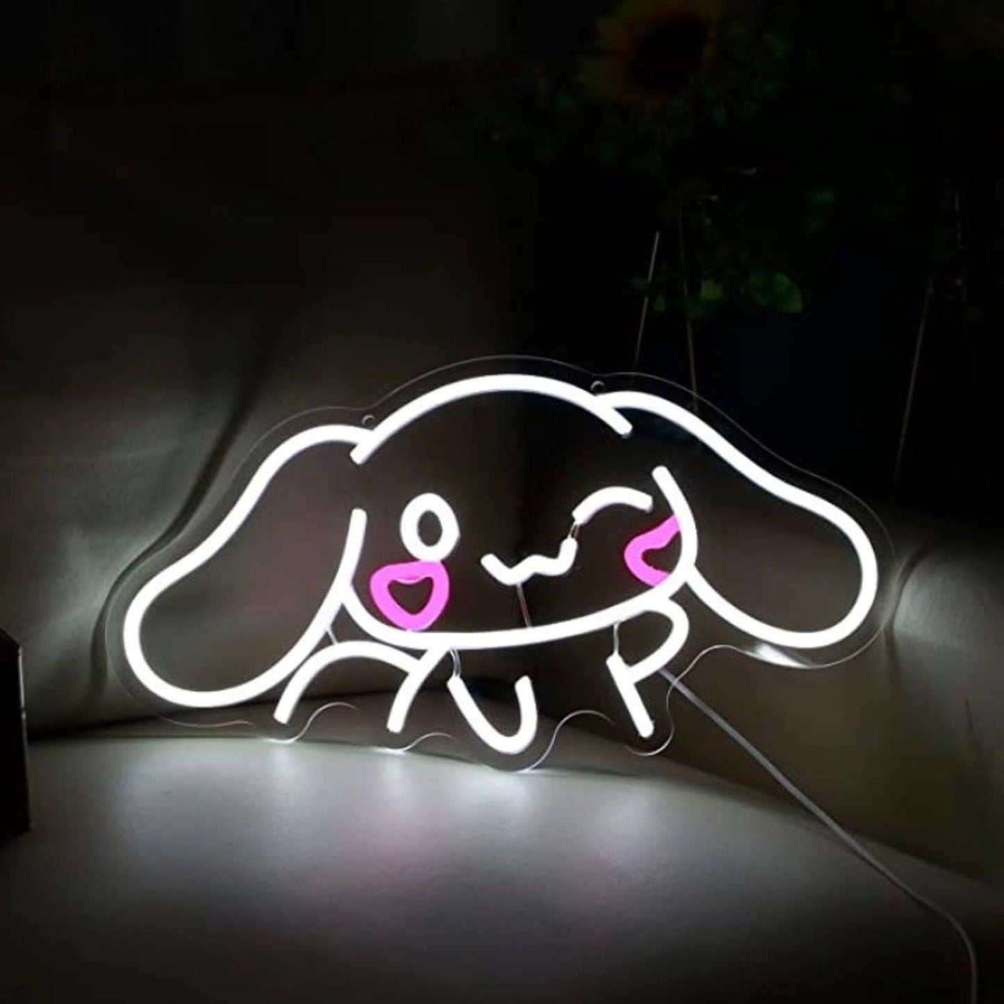 Super Cute Waving Heart Cheek Cinnamoroll LED Night Light Room Wall Decoration