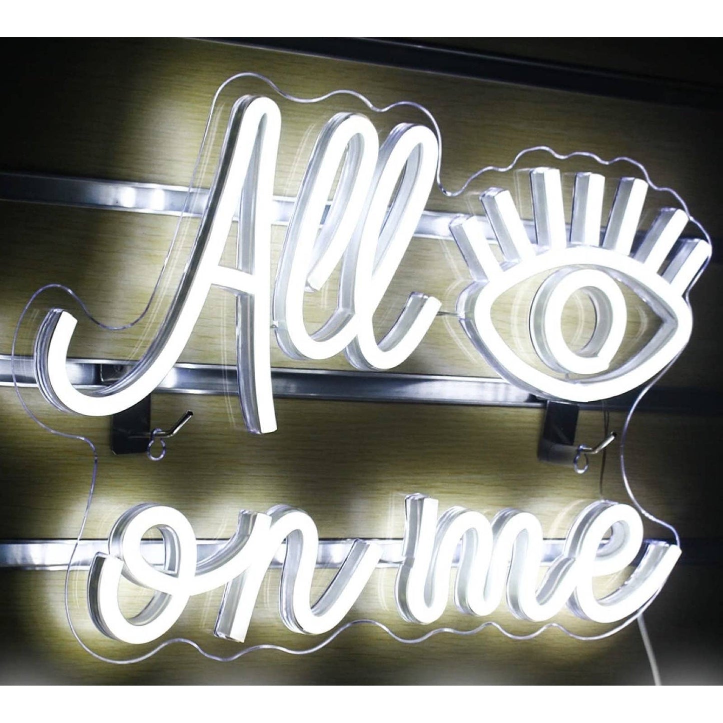 Lovely Bright Cool White “All Eyes on Me” LED Night Light Room Wall Decoration