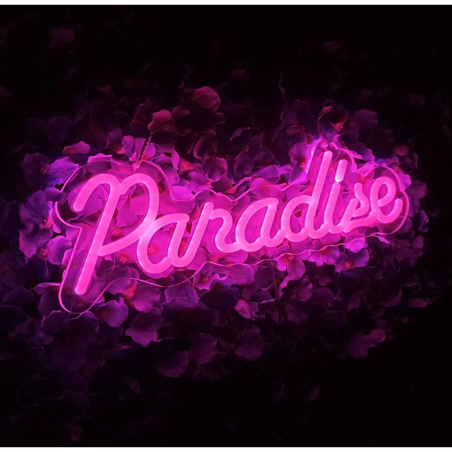 Lovely Bright Hot Pink Paradise LED Night Light Room Wall Decoration