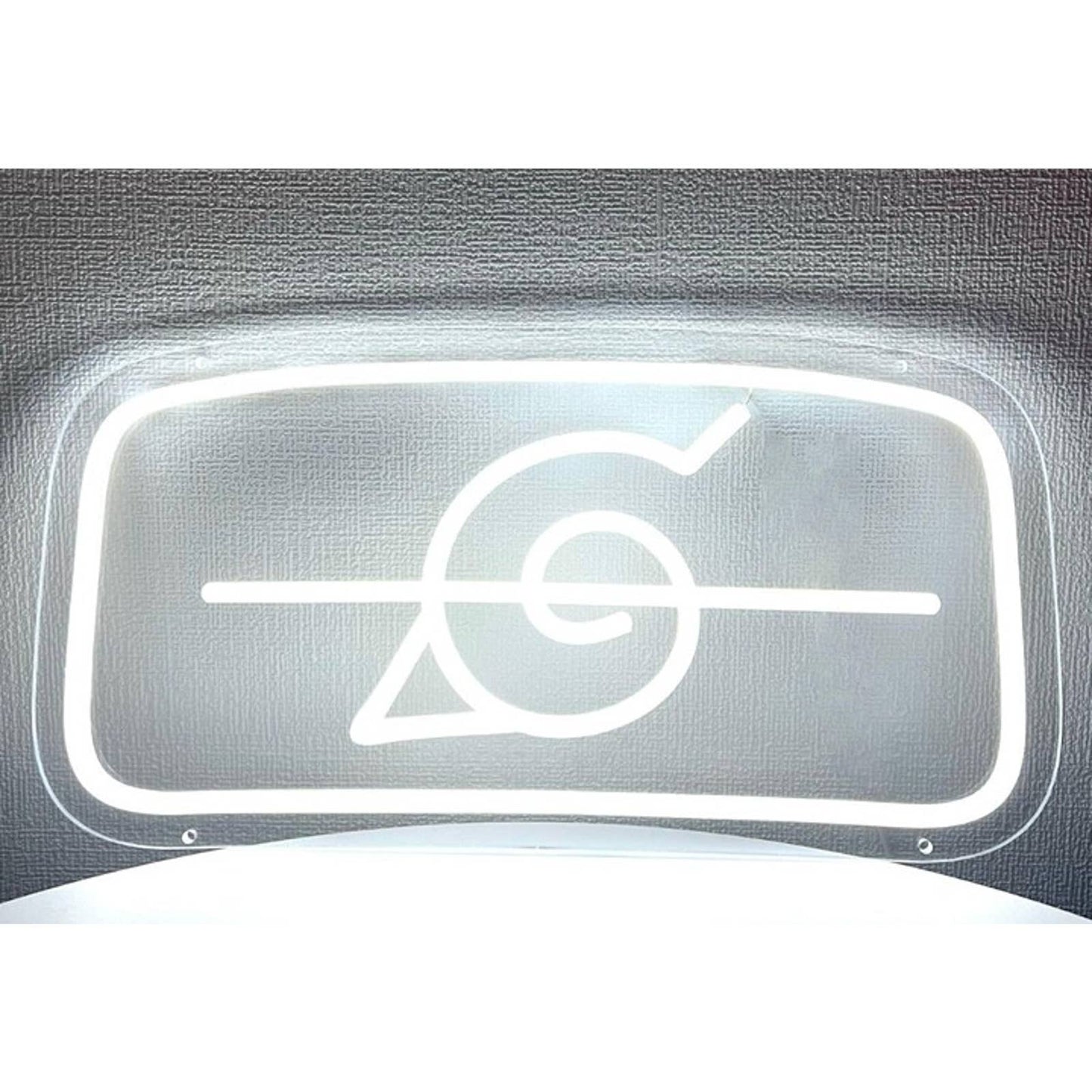 Fun Vivid Bright White Naruto Manga Headband LED Night Light Room Wall Decor