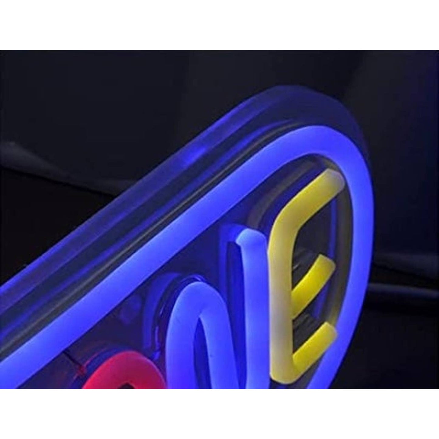 Fun Vivid Bright Blue Game Zone LED Night Light Arcade Room Wall Decoration