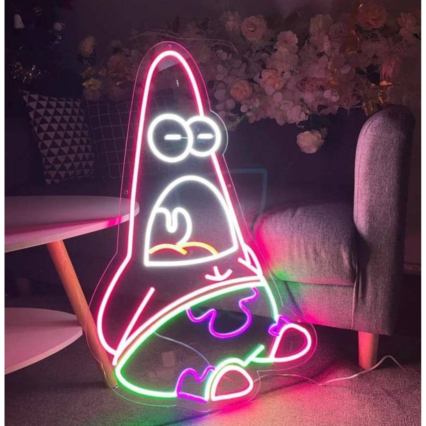 Funny Bright Surprised Patrick the Starfish LED Light SpongeBob SquarePants Deco