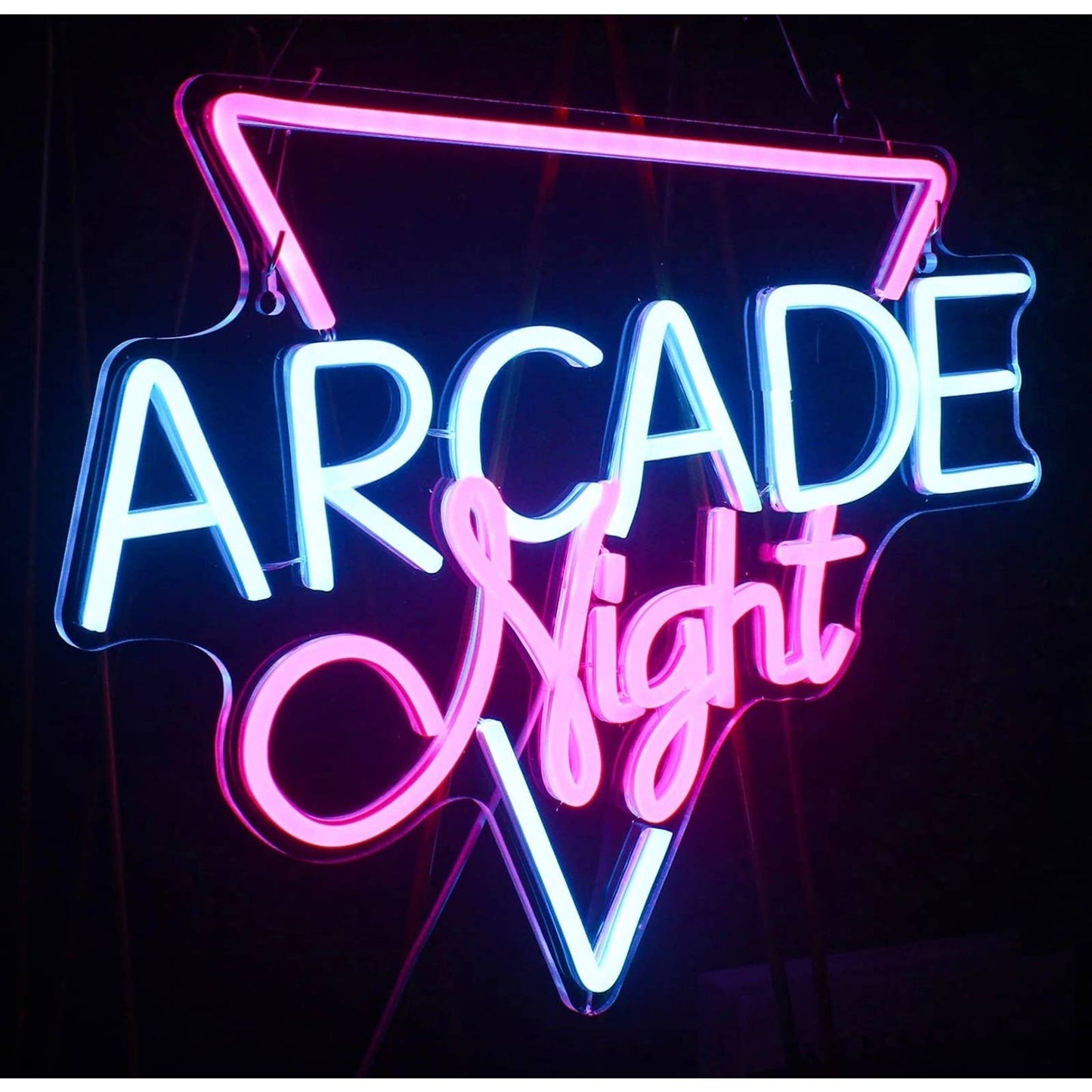 Fun Bright Arcade Night LED Night Light Game Room Wall Decoration