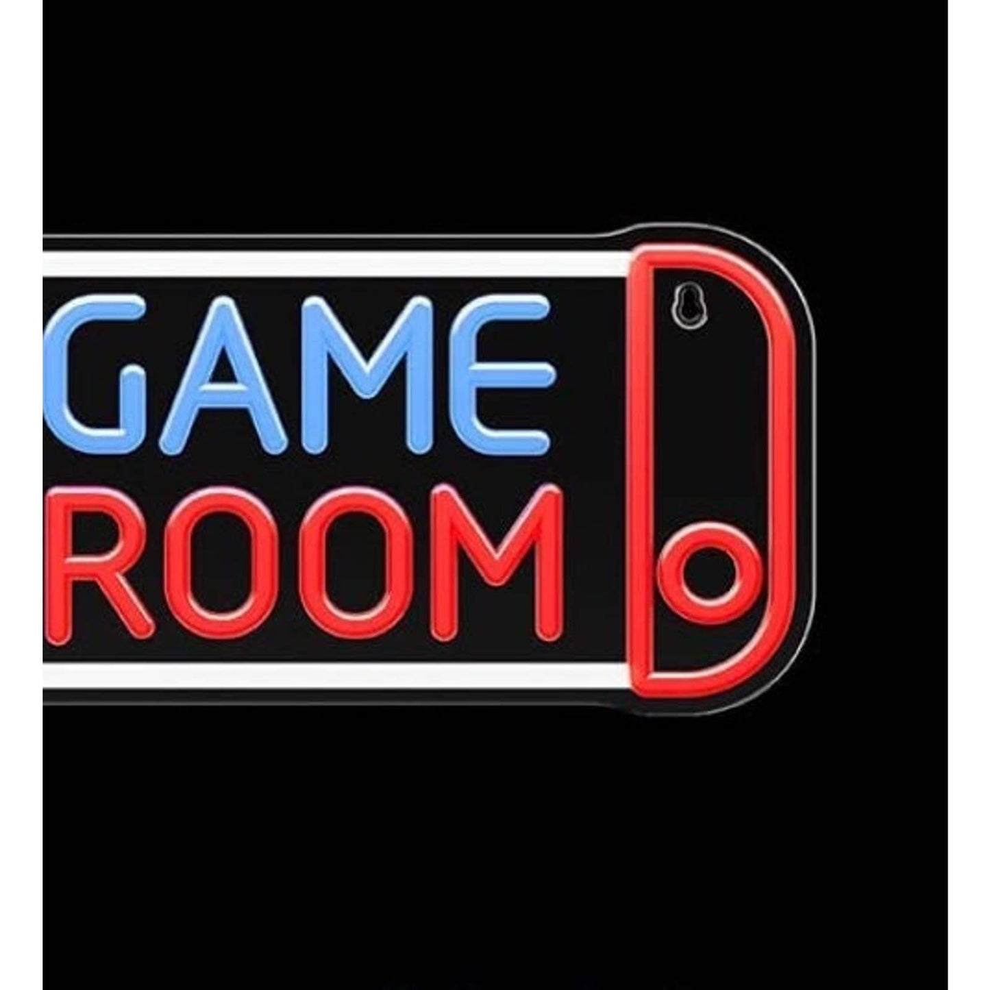 Fun Bright Red/Blue Game Room Nintendo Switch LED Night Light Room Wall Decor