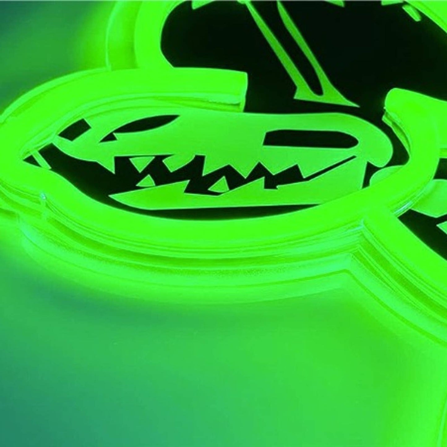 Fun Bright Green X-Ray Balloon Puppy Dog LED Night Light Wall Decoration