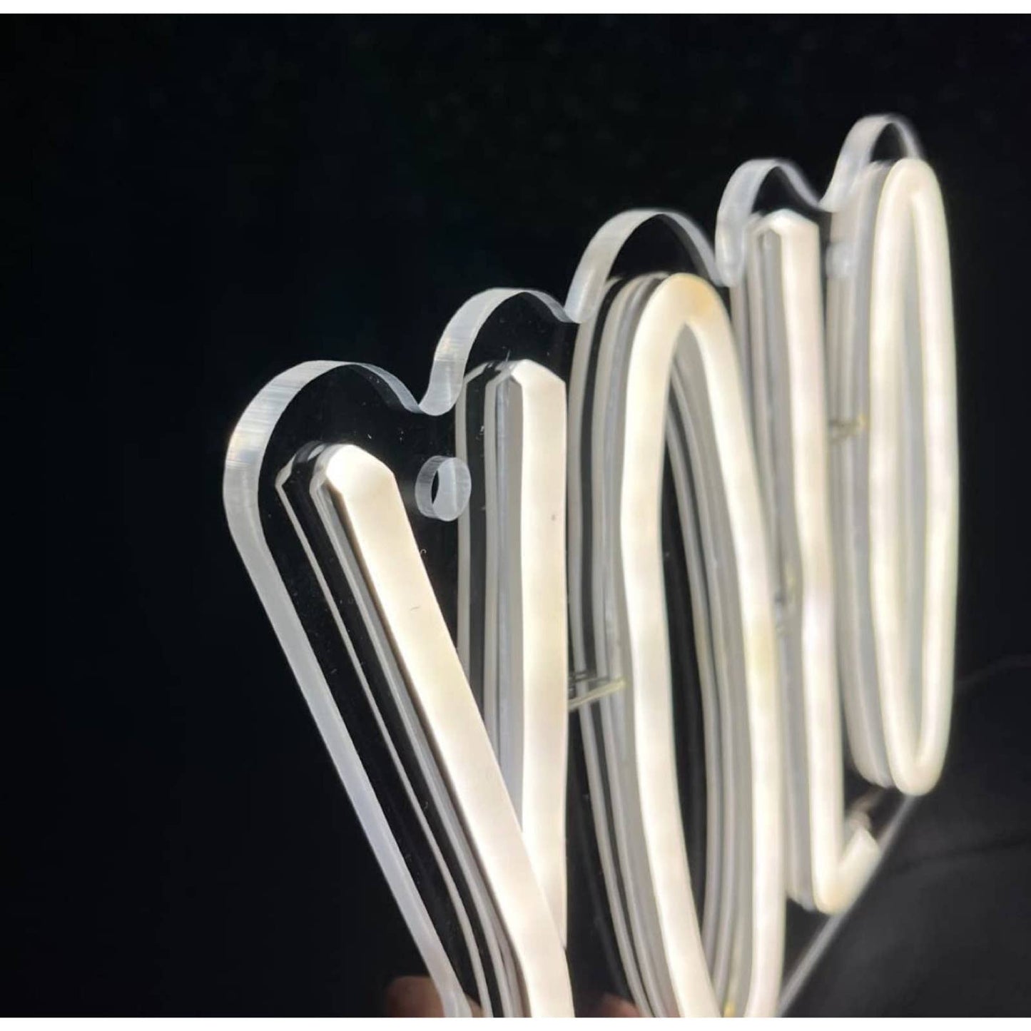 Lovely Bright White “YOLO” You Only Live Once LED Night Light Room Wall Decor