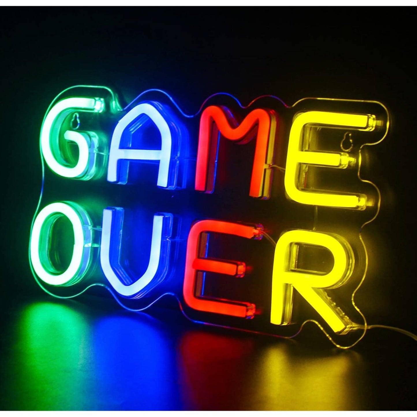 Fun Bight Colorful Gamer Over LED Night Light Game Room Decoration