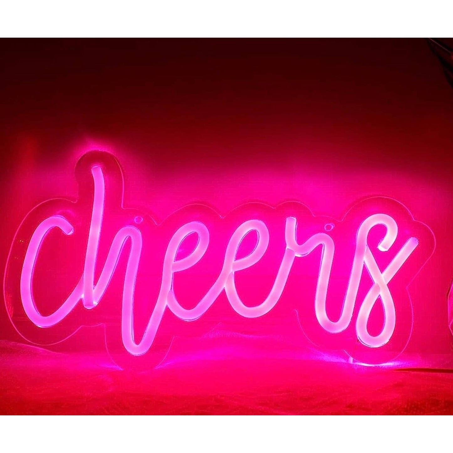 Lovely Vivid Bright Cheers LED Night Light Room Wall Decoration