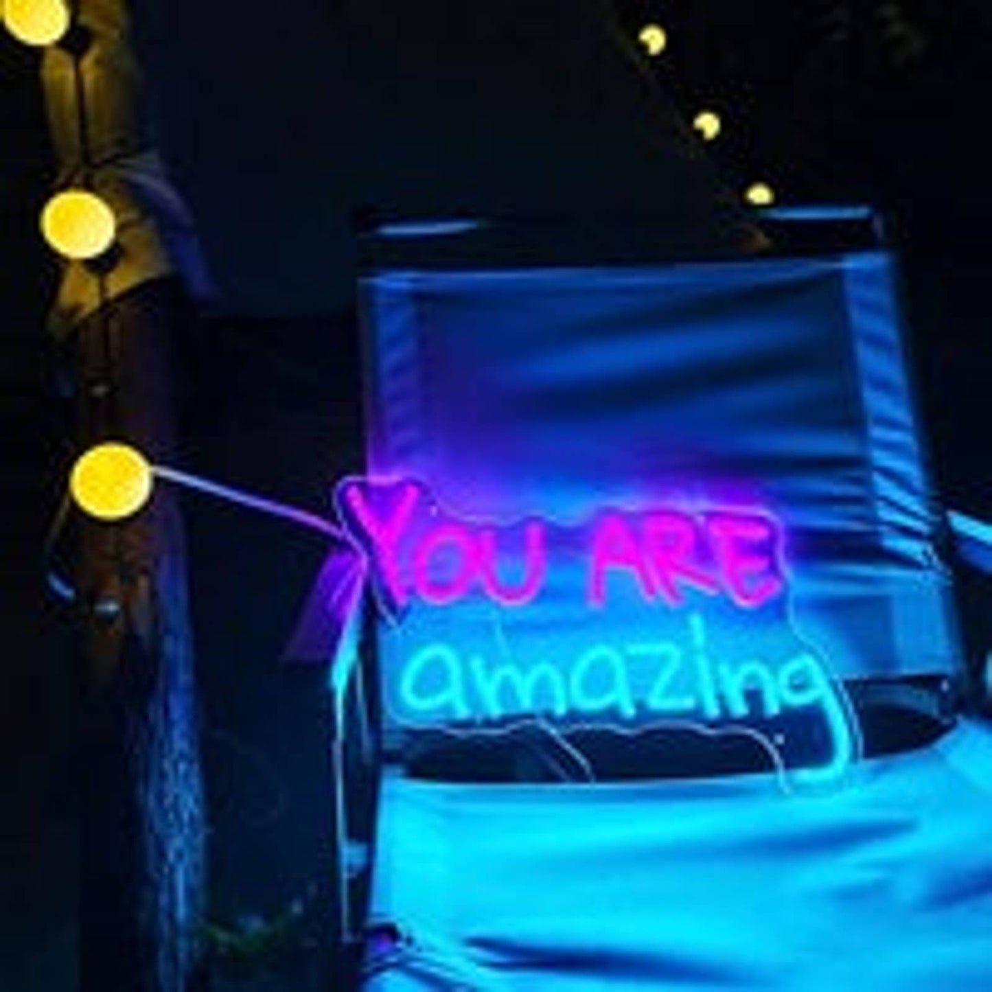 Fun Bright Vivid Positive “You Are Amazing” LED Night Light Room Wall Decoration