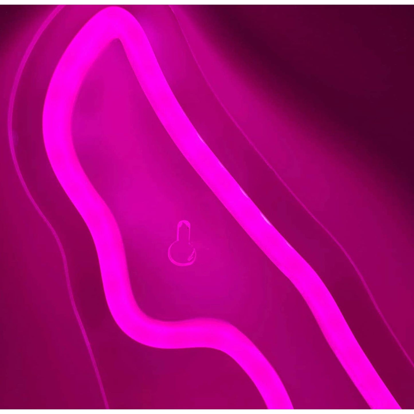 Lovely Bright Hot Pink Lady Legs LED Night Light Room Wall Decoration