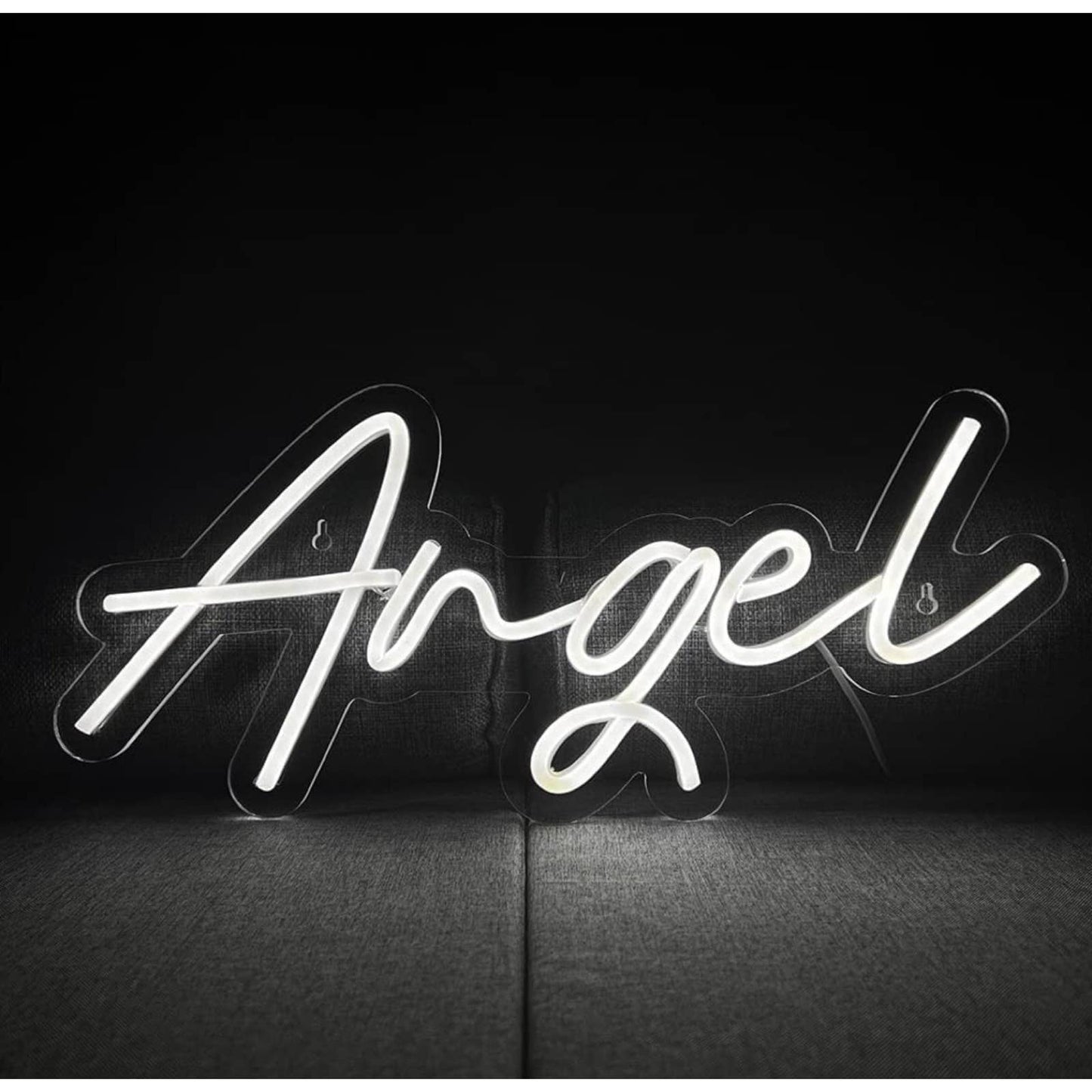 Lovely Cool Bright Angel LED Night Light Nursery Room Wall Decor