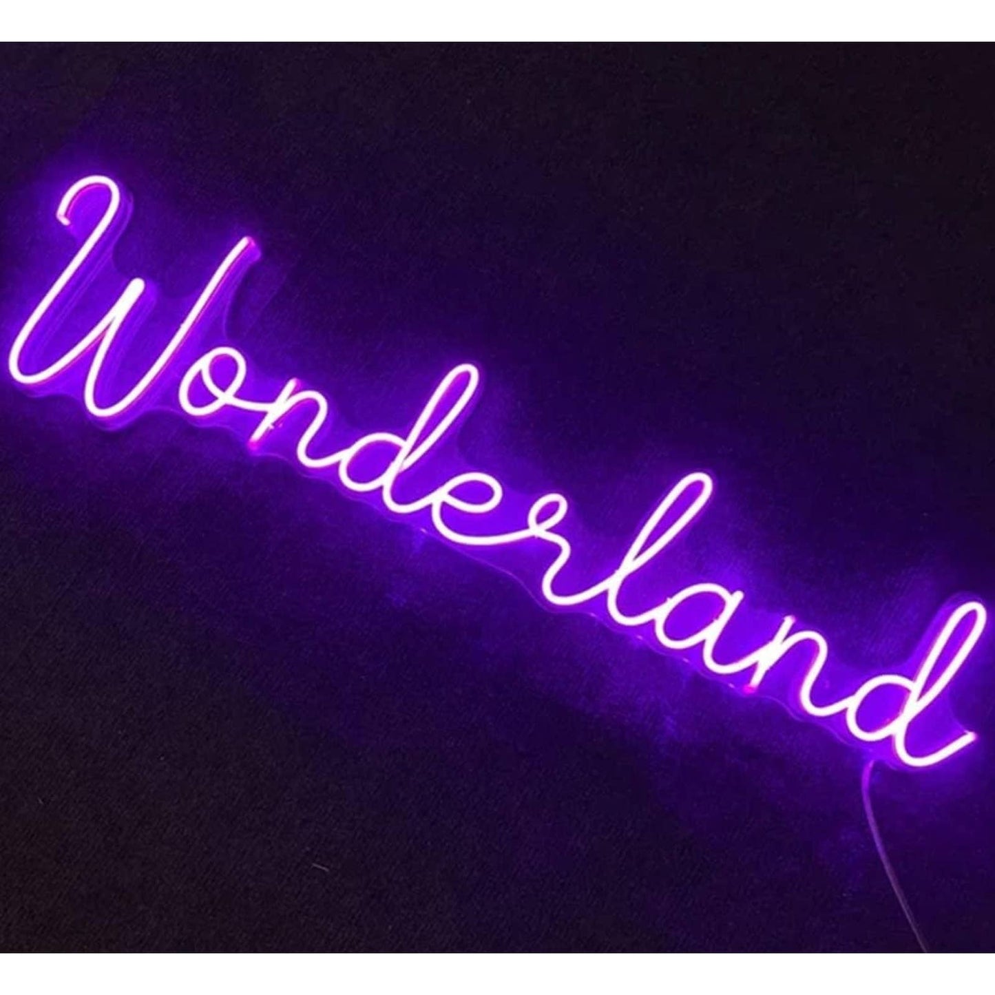 Lovely Bright Large Purple Wonderland LED Night Light Room Wall Decoration
