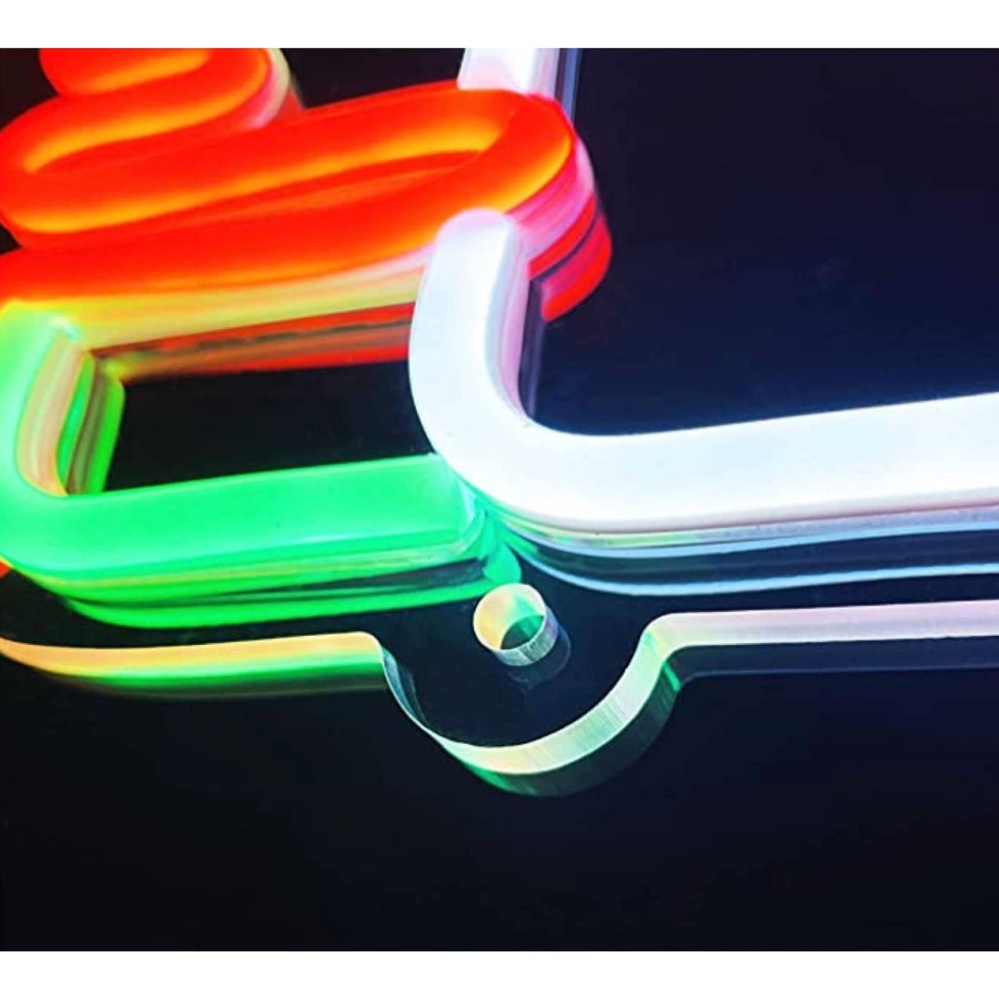Tasty Bright Rainbow Sweet Ice Cream Popsicles LED Night Light Room Wall Decor