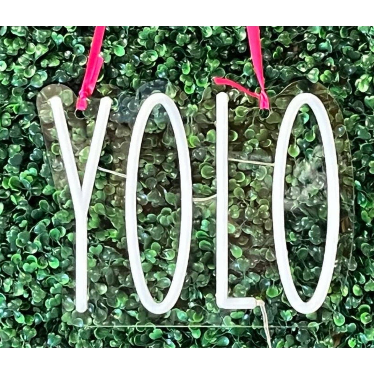 Lovely Bright White “YOLO” You Only Live Once LED Night Light Room Wall Decor