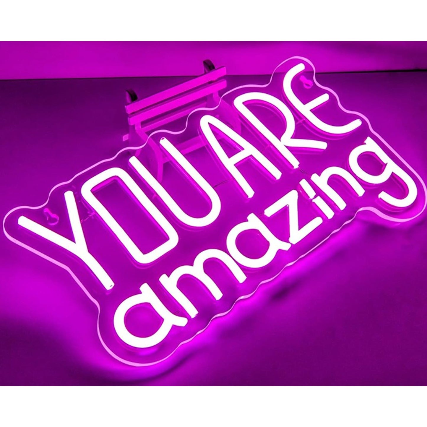 Lovely Quality Pink “You Are Amazing” LED Night Light Room Wall Decoration