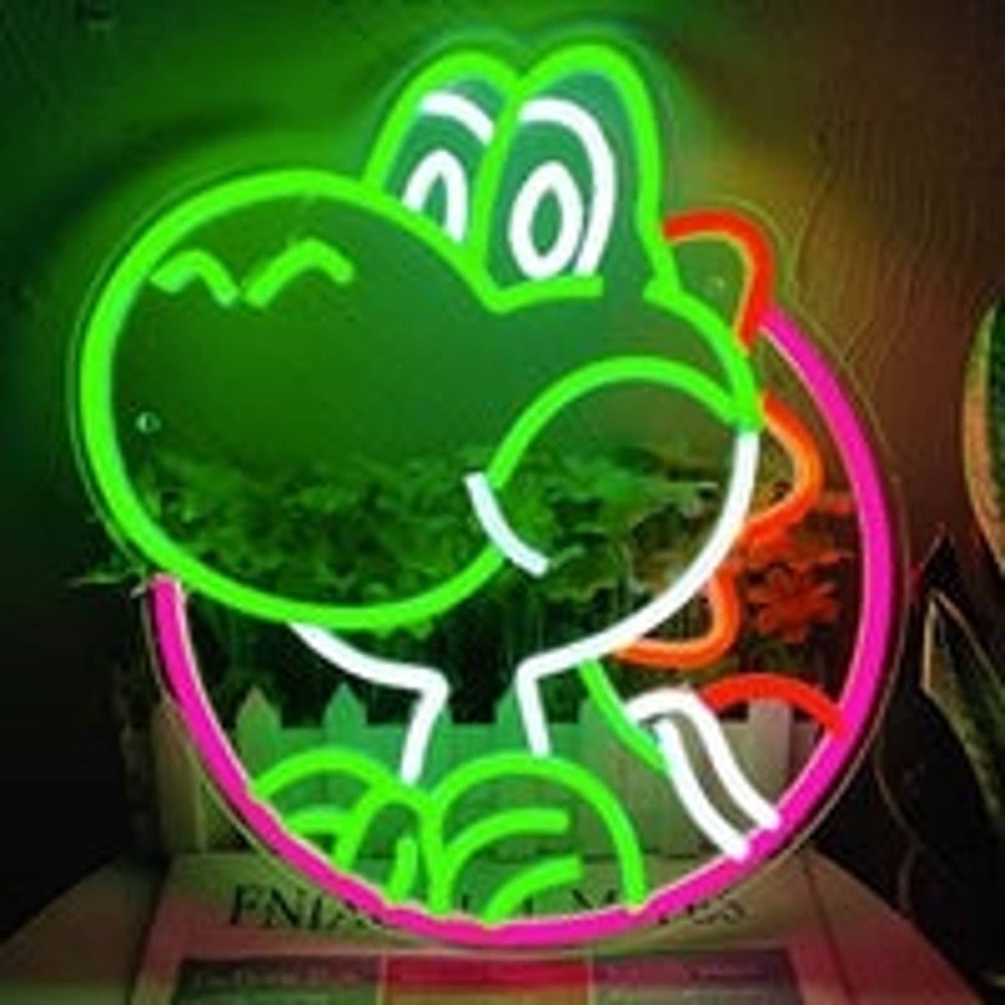 Fun Bright Colorful Yoshi LED Light Video Game Super Mario Decoration