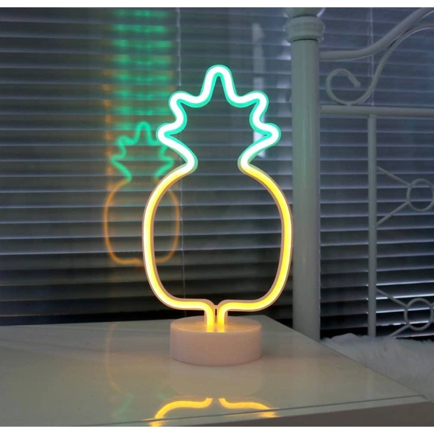 Yellow & Green LED Light Pineapple