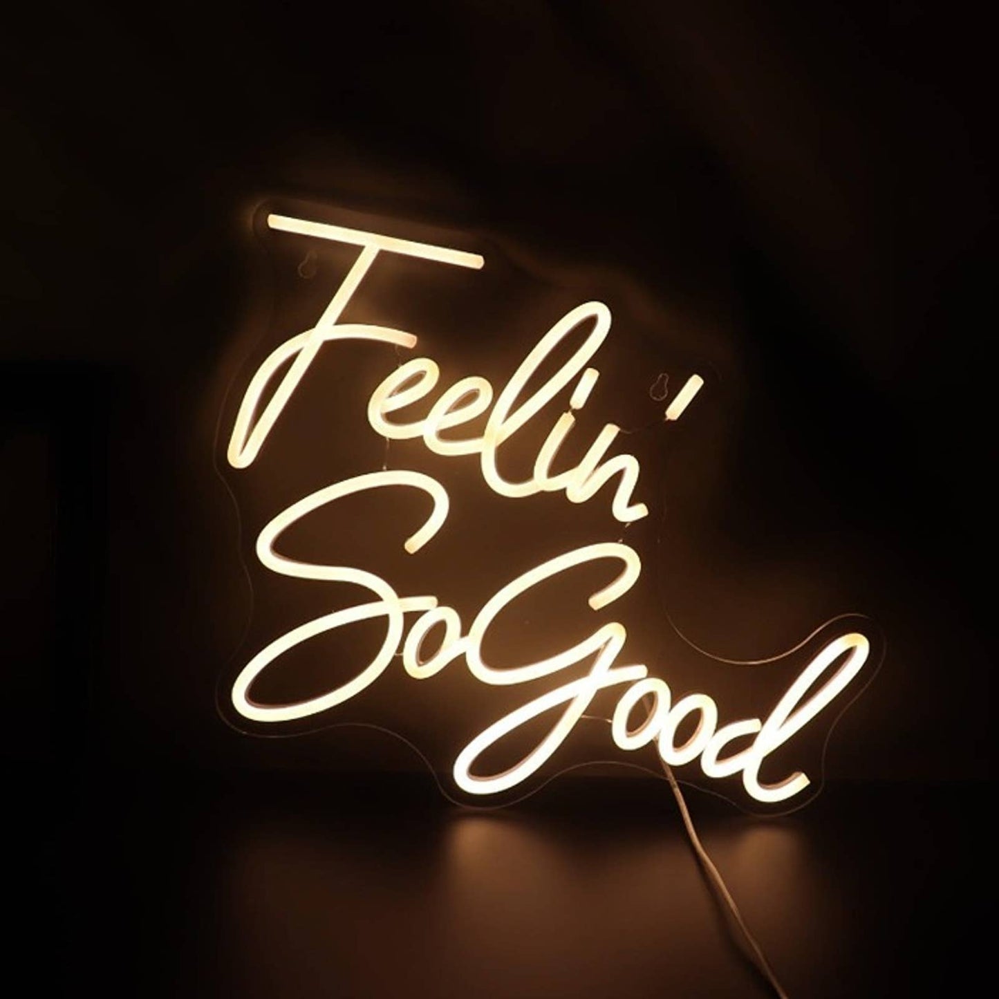 Vivid Warm Bright “Feelin’ So Good” LED Night Light Room Wall Decoration