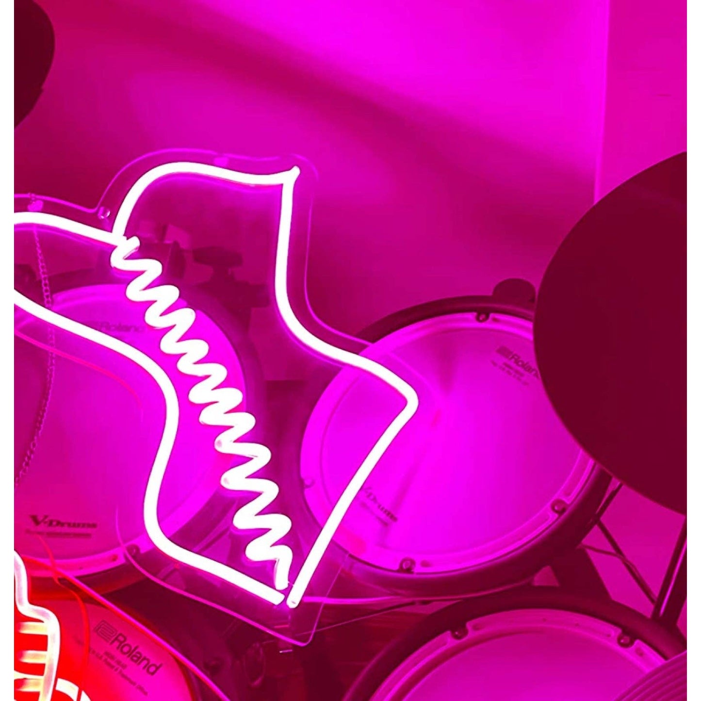 Lovely Bright Pink Corset Babe Cave LED Night Light Room Wall Decoration