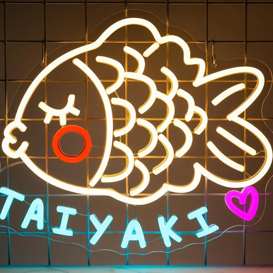 Vivid Bright Teriyaki Fish LED Night Light Room Wall Decoration