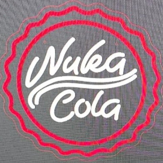 Fun Vivid Bright Red Nuke Cola Fallout LED Light Bethesda Video Game Room Decor