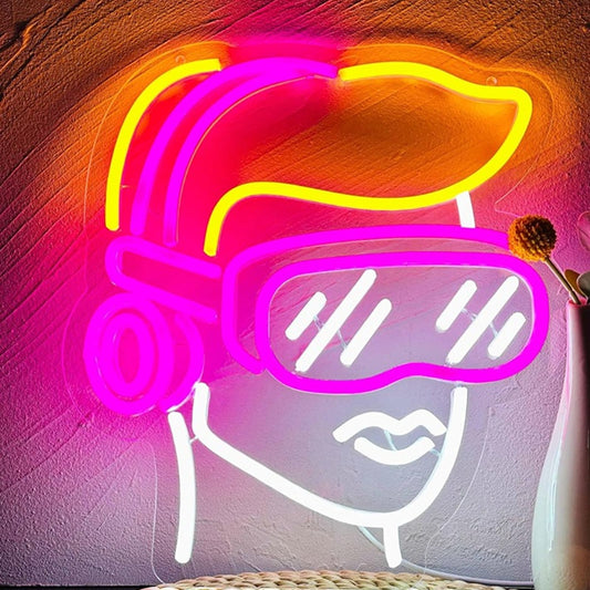 Fun Vivid Bright VR Kid LED Night Light Game Room Wall Decoration