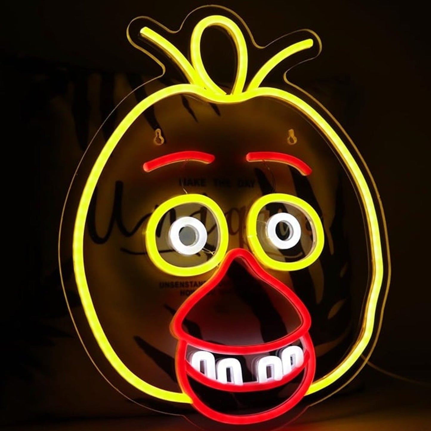 Fun Yellow Chica the Chicken Five Nights at Freddy;s LED Light Video Game Decor
