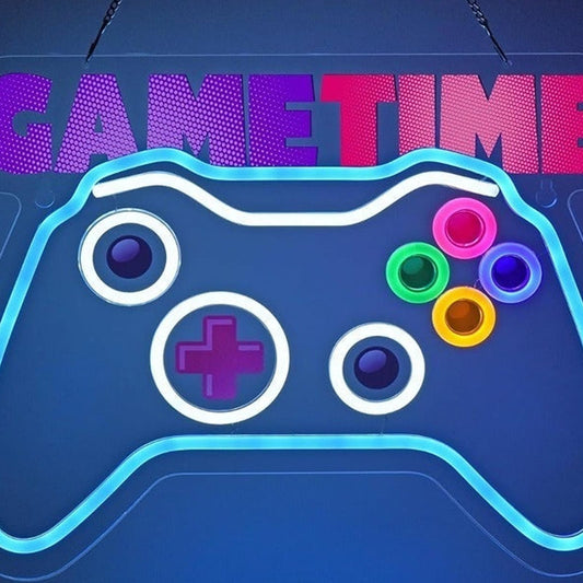 Gamepad Shaped Neon Signs