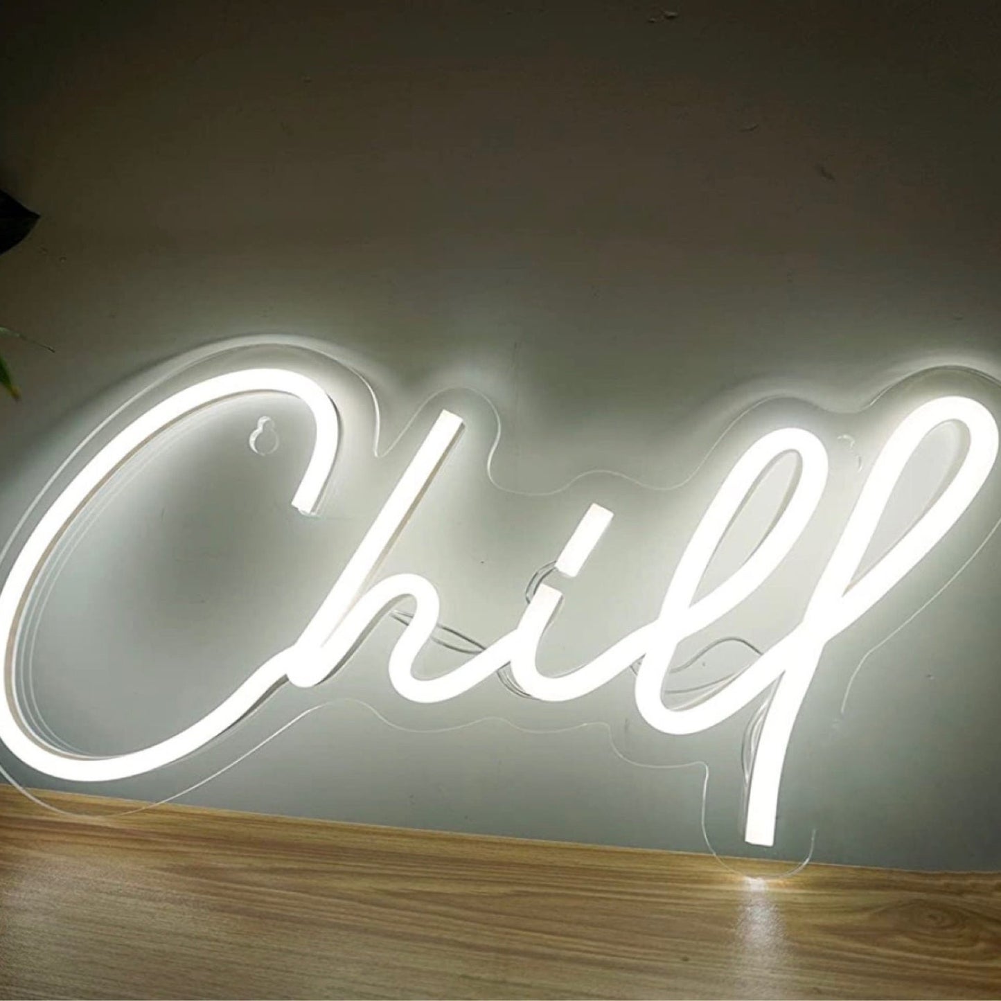 Cool Bright White “Chill” LED Night Light Room Wall Decoration
