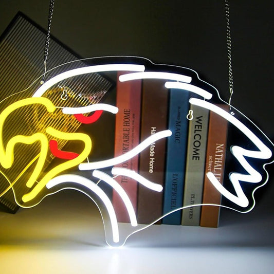 Vivid Bright White Eagle Head LED Night Light Room Wall Decoration