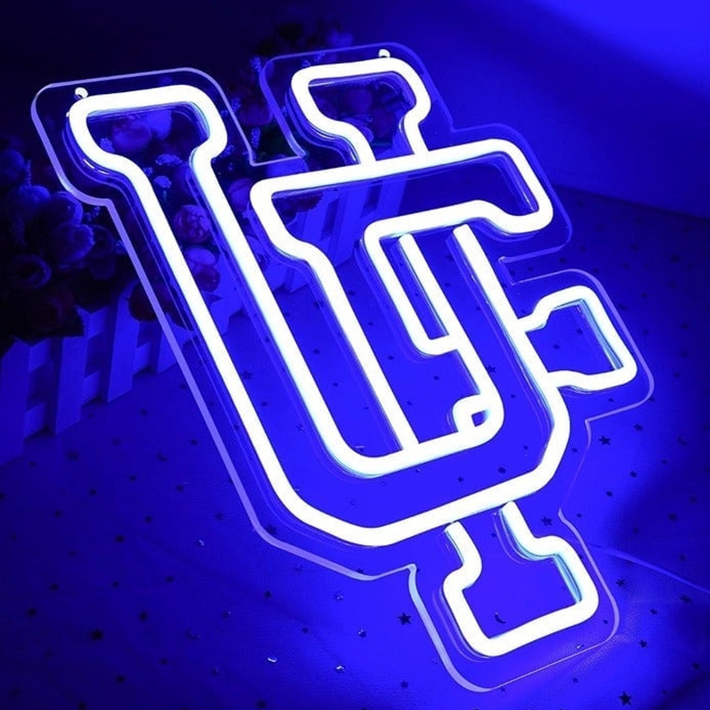 Vivid Bright Florida Gators UF Logo LED Night Light University Decor