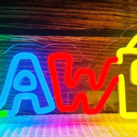 Fun Bright Colorful Dinosaur “Rawr!” LED Night Light Room Wall Decoration