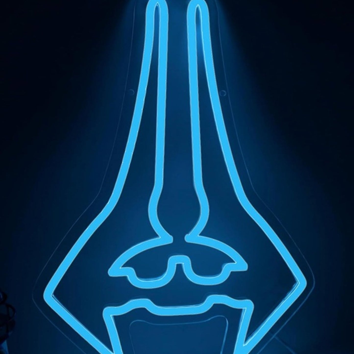 Fun Bright Blue Halo Covenant Energy Sword LED Night Light Video Game Decoration