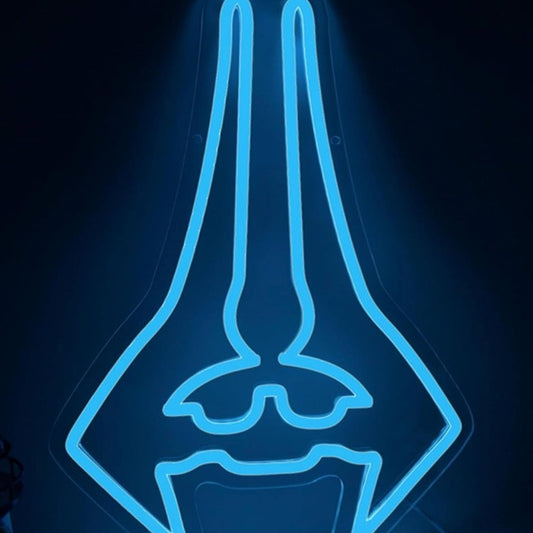 Fun Bright Blue Halo Covenant Energy Sword LED Night Light Video Game Decoration