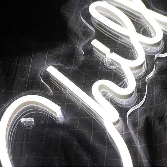 Cool Bright White “Chill” LED Night Light Room Wall Decoration