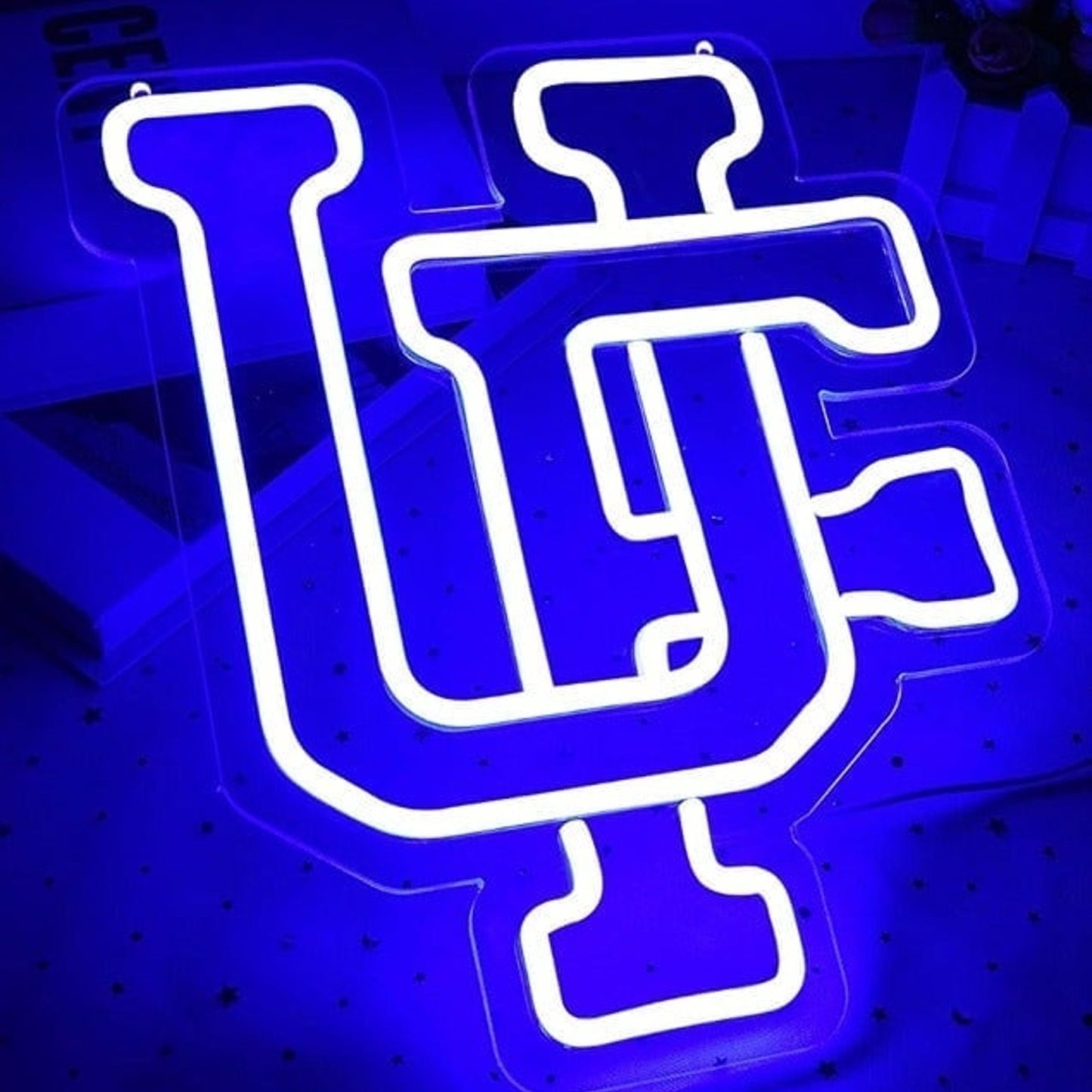 Vivid Bright Florida Gators UF Logo LED Night Light University Decor