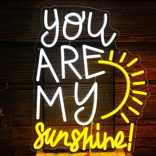Lovely Bright “You Are My Sunshine” LED Night Light Room Wall Decoration