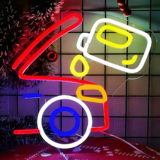 Vivid Bright Car Engine Oil LED Light Garage Mechanic Wall Decoration