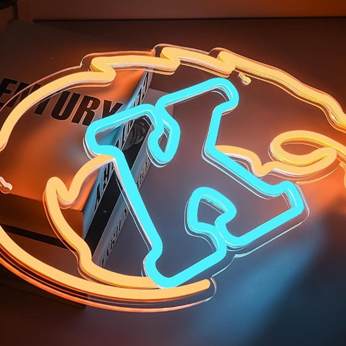 Vivid Bright Kent State K Eagle Logo LED Light University Decor