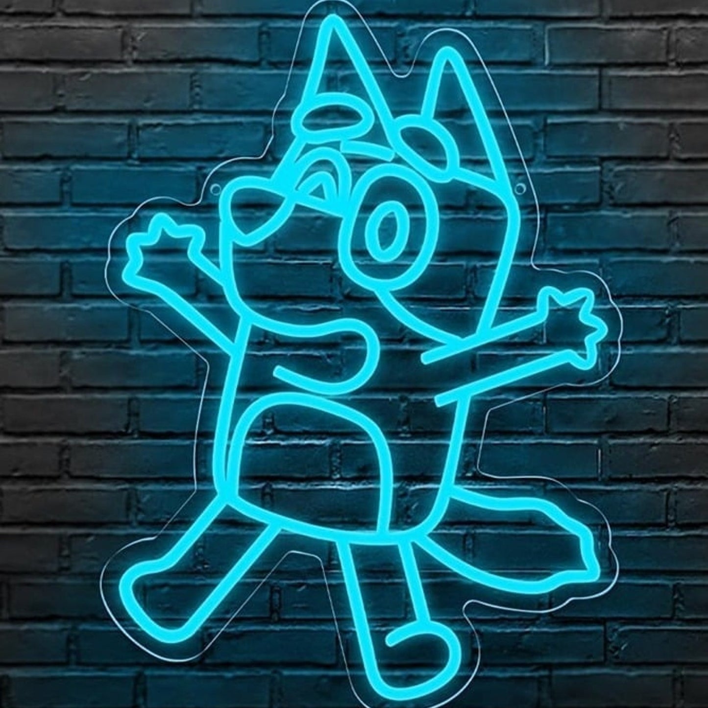 Fun Bright Bluey the Dog LED Night Light Room Wall Decor
