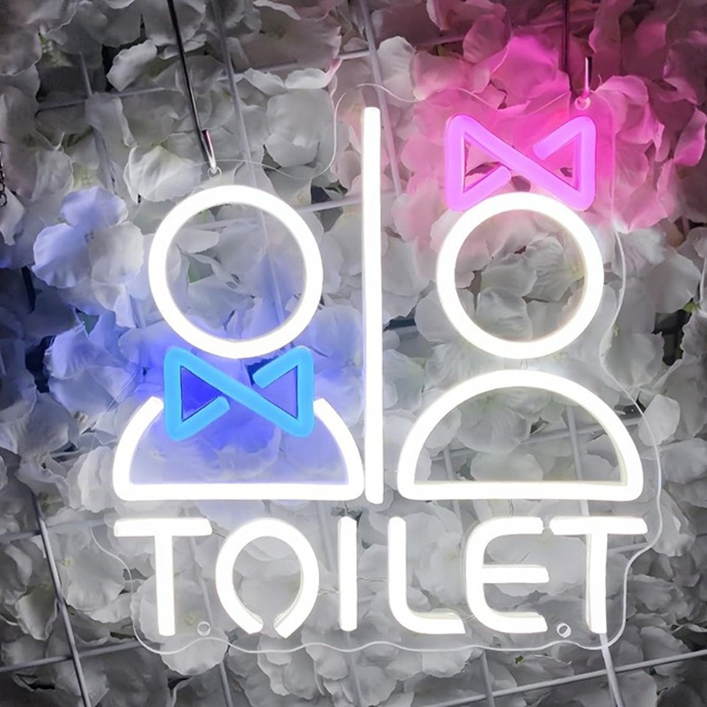 Bright Blue / Pink Bow Boys & Girls Toilet LED Night Light Shop