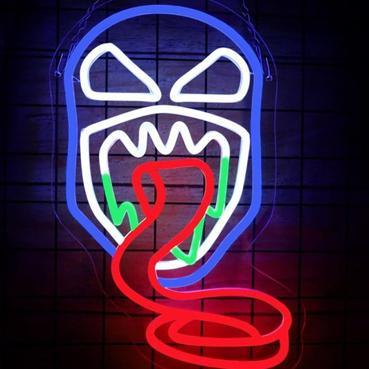 Fun Bright Venom LED night Light Spiderman Marvel Room Wall Decoration